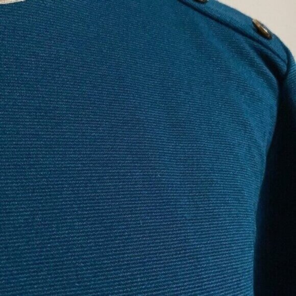 D'ALLAIRD'S Vintage Blue Long Dress Medium / Large - Picture 9 of 14